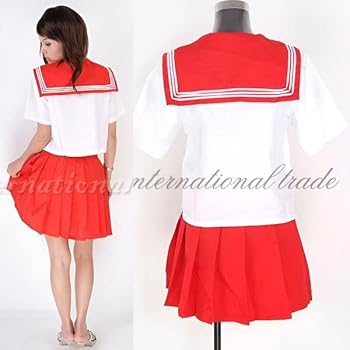 【限定】制服 セーラー服 パジャマ 赤リボン セラコレ風 コスプレ フリーサイズ 限定】制服 セーラー服 パジャマ 赤リボン セラコレ風 コスプレ